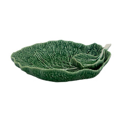 Bordallo Pinheiro Cabbage Leaf with Large Bowl 13"
