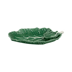 Bordallo Pinheiro Cabbage Leaf with Small Bowl 11"